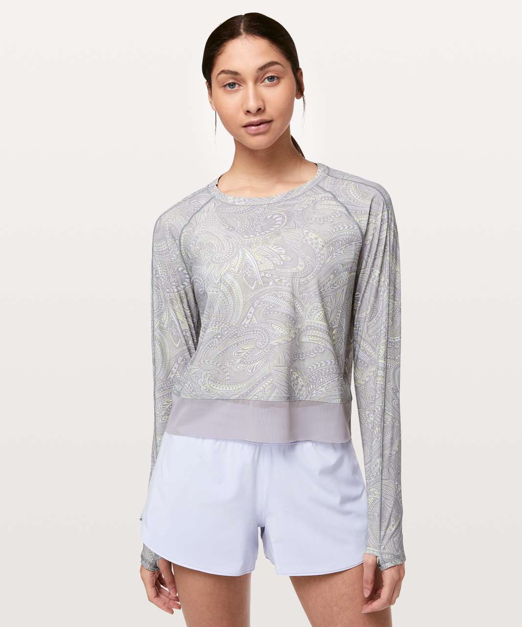 Lululemon Stripe In Stride Long Sleeve - In Spirit Multi