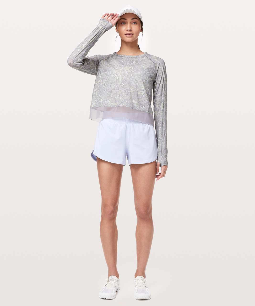 Lululemon Stripe In Stride Long Sleeve - In Spirit Multi - lulu fanatics