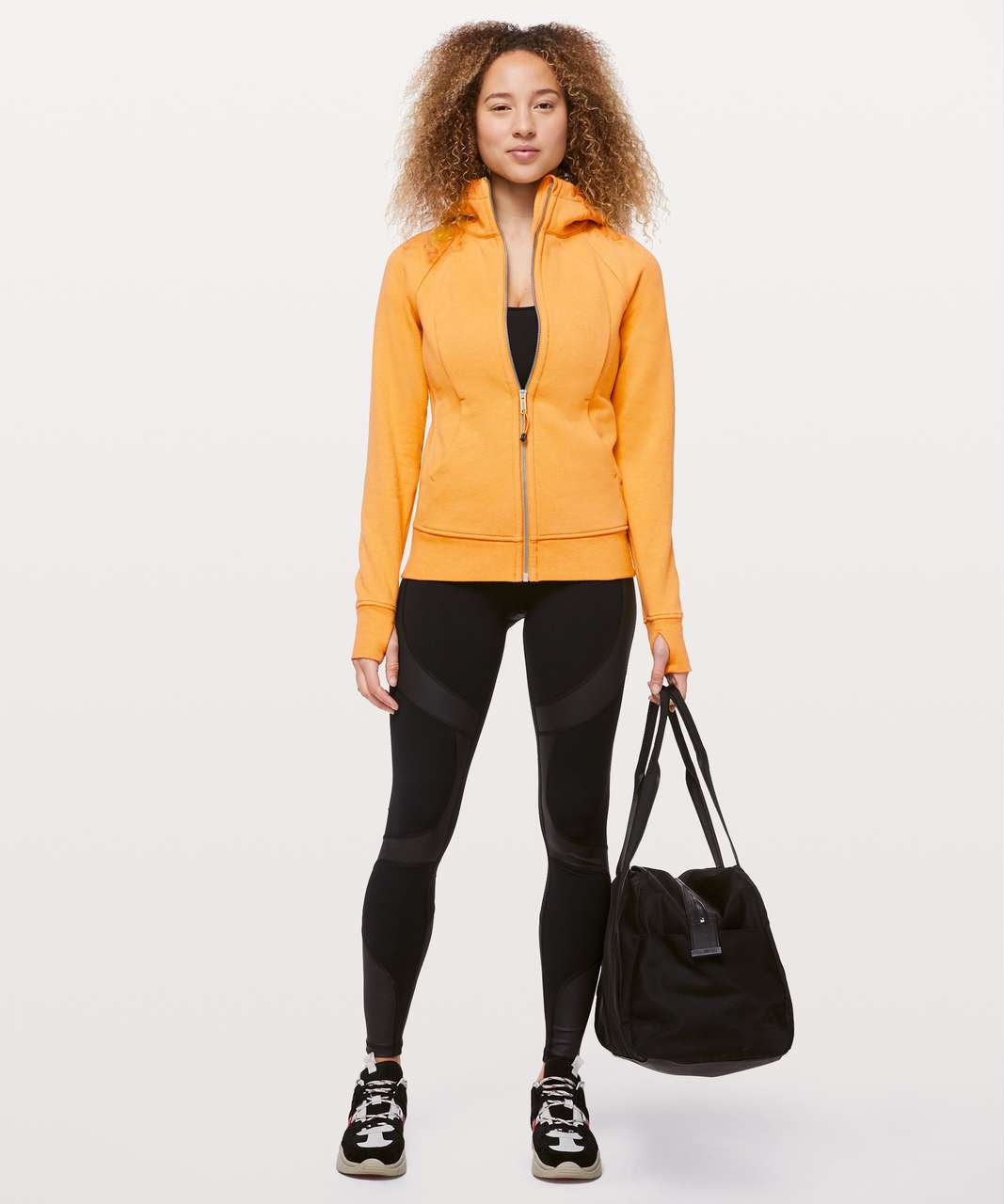 Lululemon Scuba Hoodie *Light Cotton Fleece - Heathered Honey Lemon