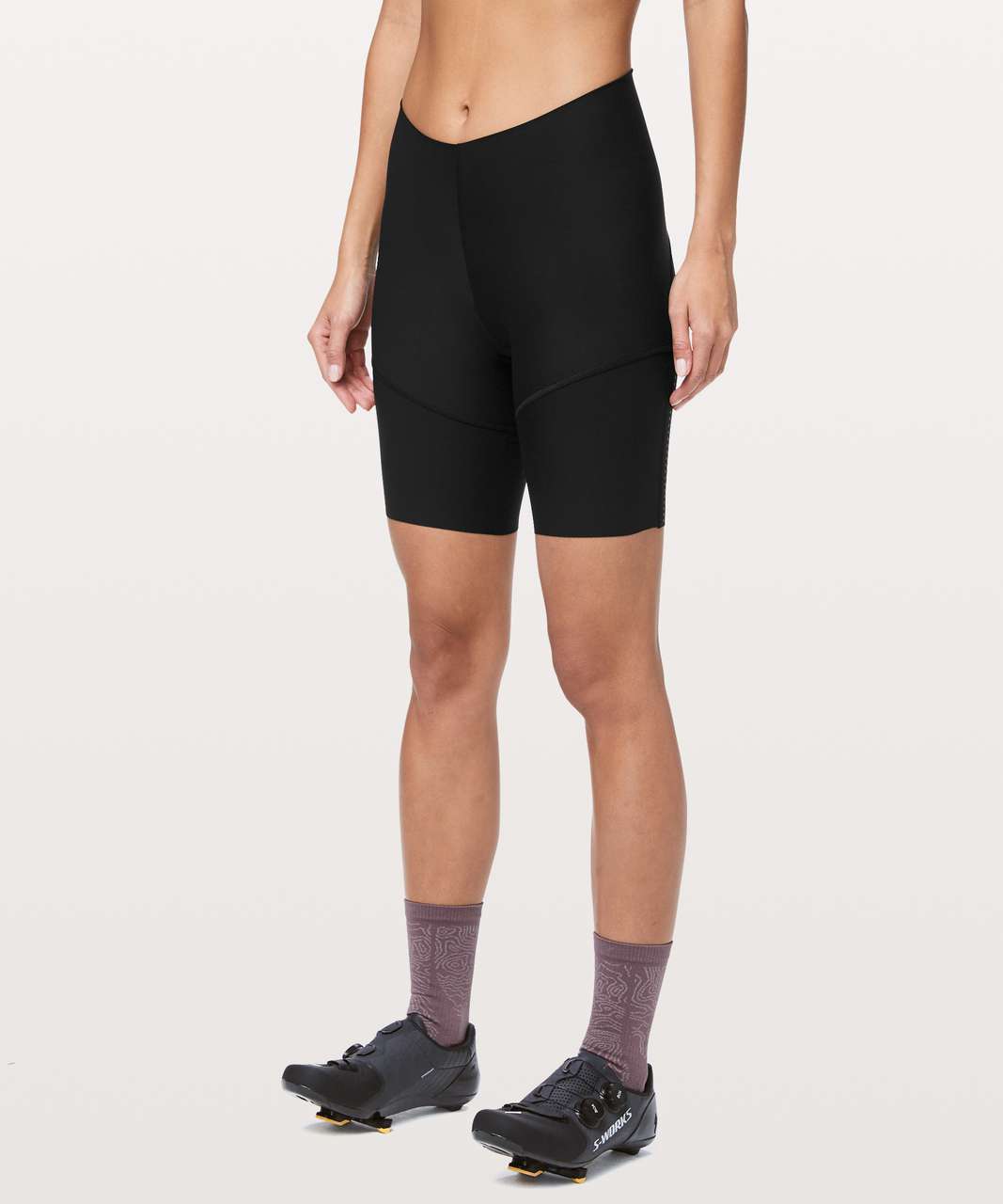 black lulu biker shorts