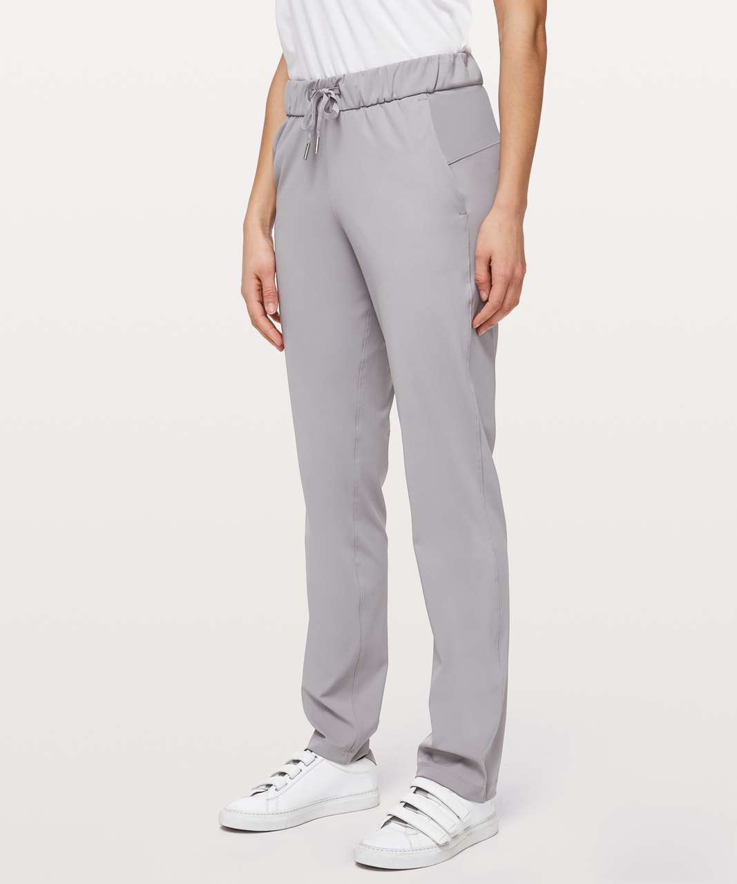 Lululemon On The Fly 7/8 Pant In Silverscreen