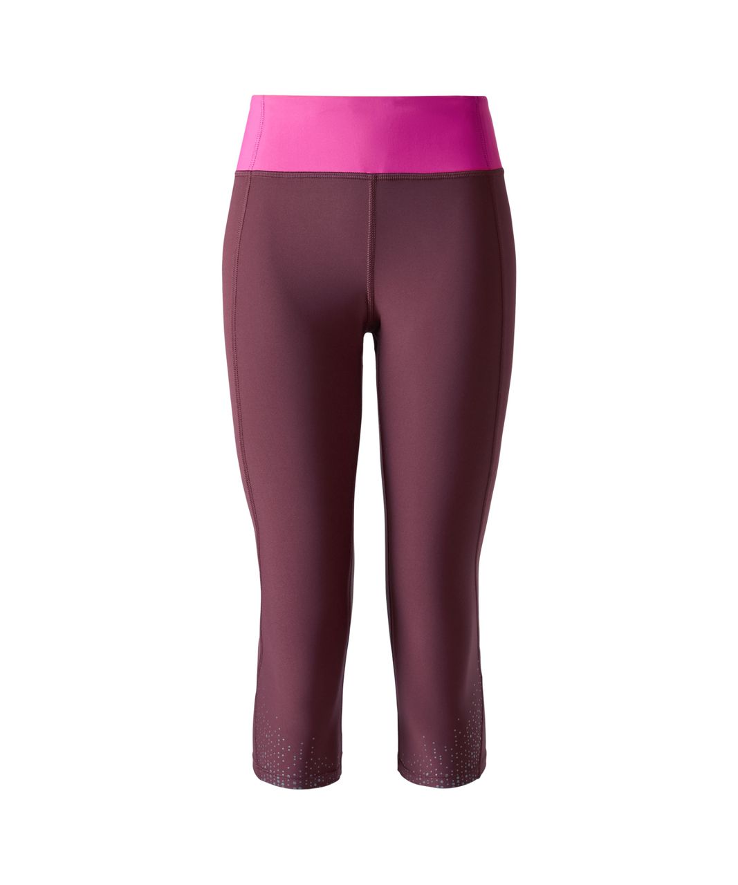 Lululemon Tight Stuff Crop - Bordeaux Drama / Raspberry - lulu fanatics