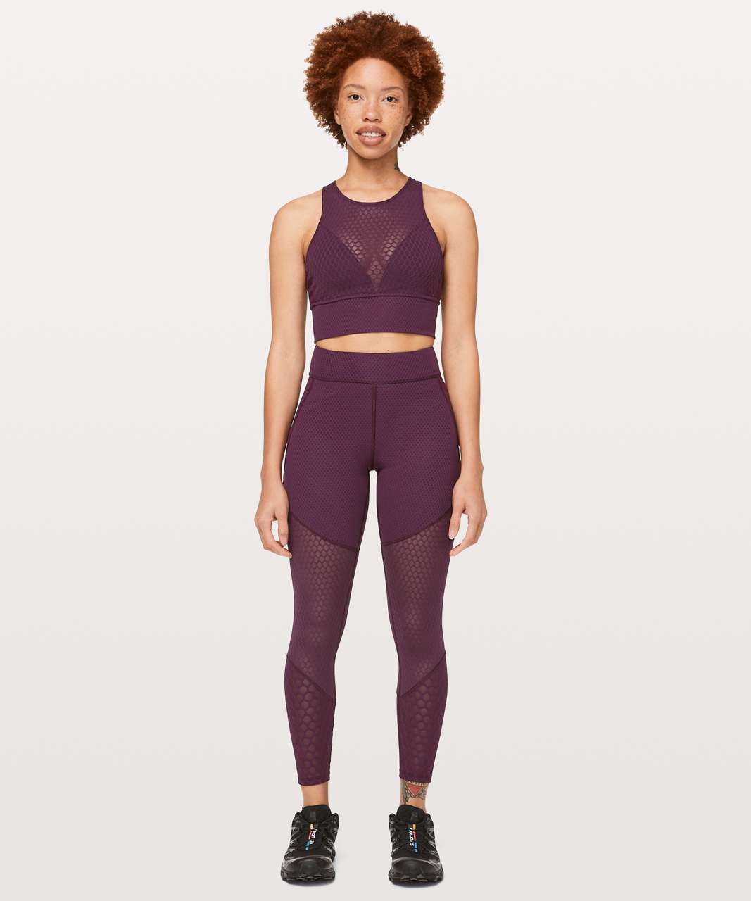 Lululemon Geo Bra *lululemon lab - Plum - lulu fanatics