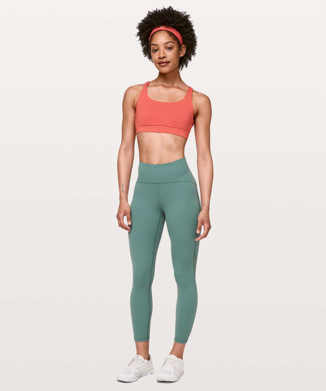 Lululemon Train Times Pant 25" - Frosted Pine