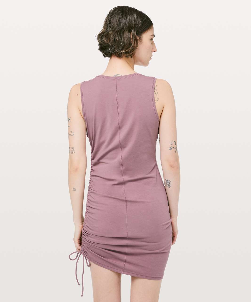 Lululemon Cinch It Dress - Heathered Medium Grey - lulu fanatics