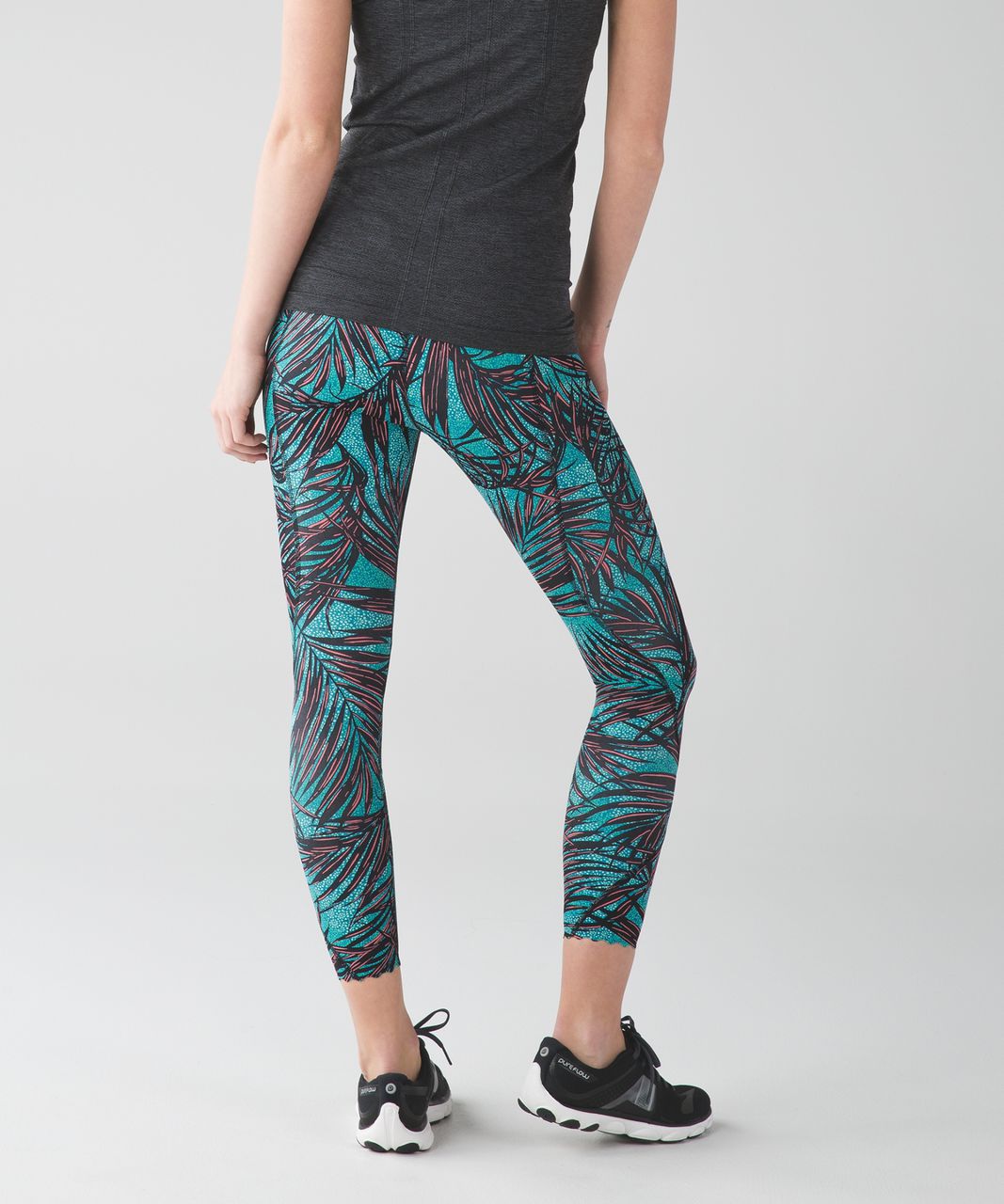 Lululemon Tight Stuff Tight - Mini Palm Lace Tofino Teal Multi - lulu  fanatics