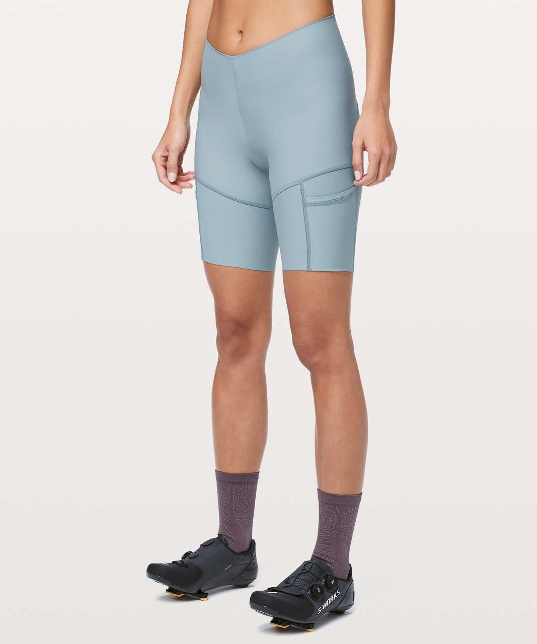 Lululemon City To Summit Cycling Short - Blue Cast