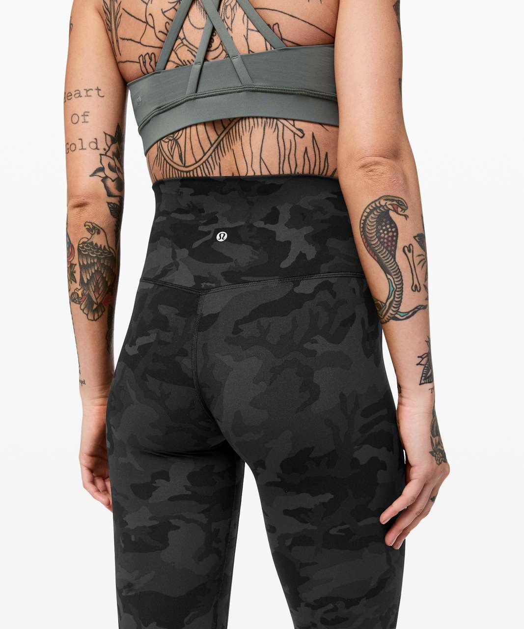 LULULEMON ALIGN PANT II *25 Incognito Camo Multi Grey! Great Preowned  Condition $79.00 - PicClick