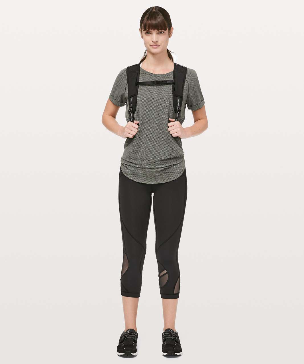 Lululemon Clear The Court Crop 21" - Black