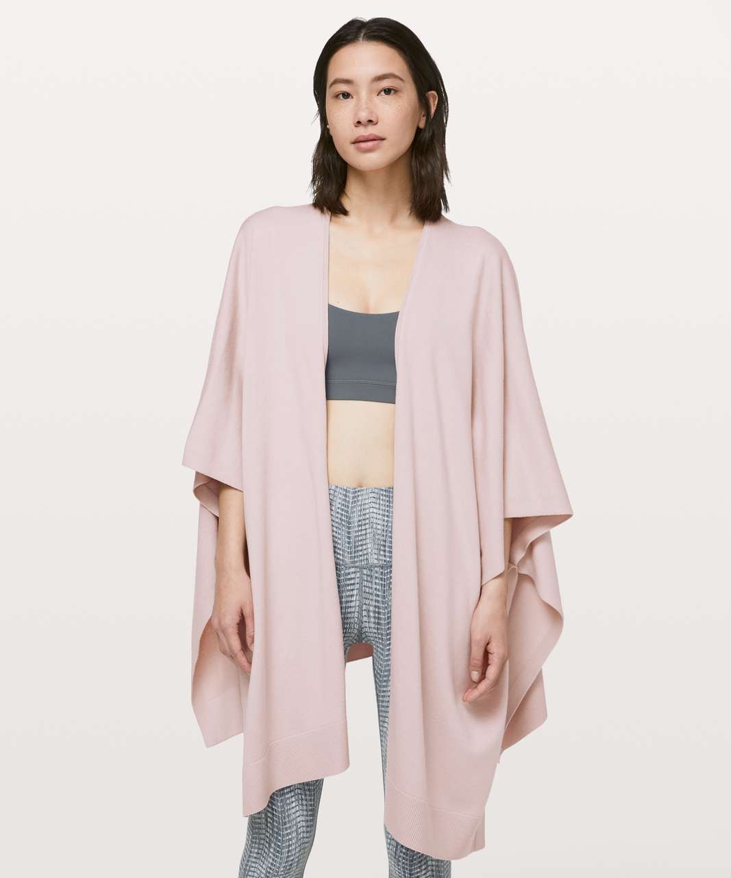 Lululemon Graceful Embrace Wrap In Heathered Pink Bliss