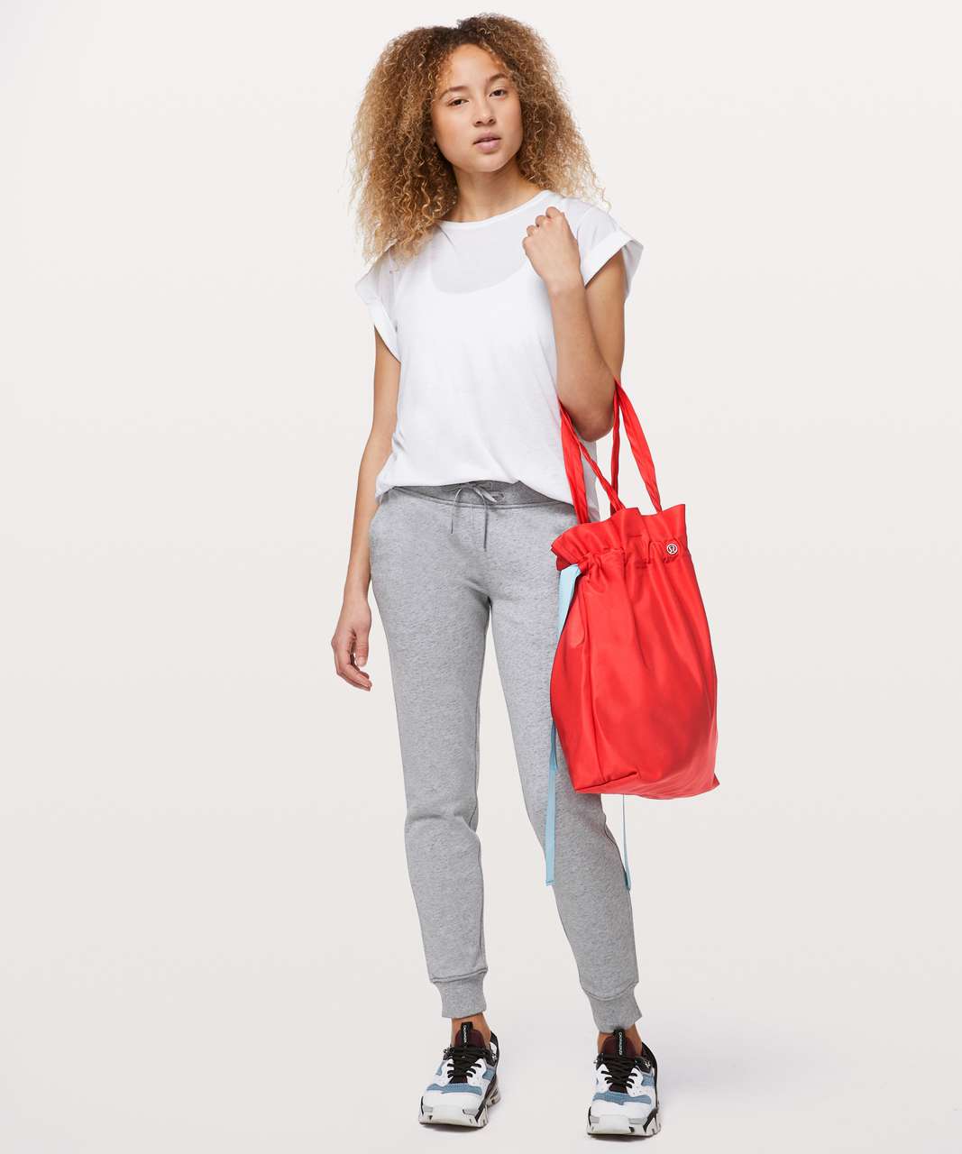 Lululemon Easy As Sunday Tote *19L - Poppy Coral / Hydra Blue