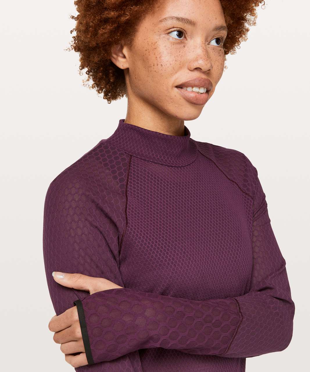 Lululemon Geo Long Sleeve *lululemon lab - Plum