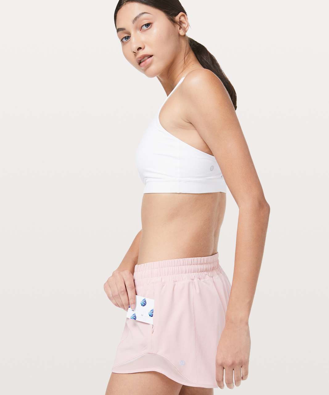 Lululemon Hotty Hot Short II *Long 4" - Faint Coral