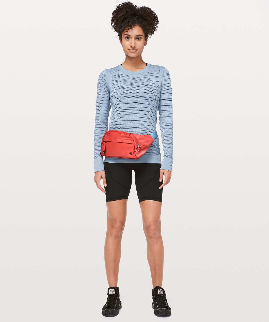 Lululemon On The Beat Belt Bag *4.5L - Poppy Coral / Hydra Blue