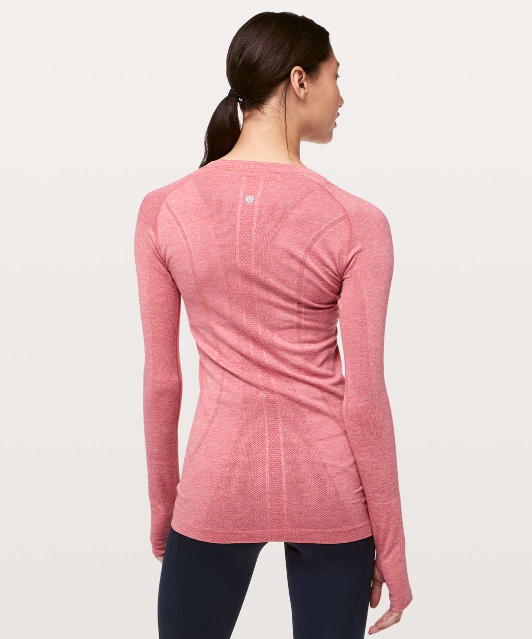 Lululemon Swiftly Tech Long Sleeve Crew - Blush Coral / Faint Coral