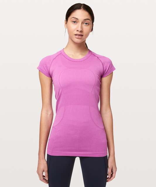 Lululemon Swiftly Tech Short Sleeve Crew - Heathered Very Light Flare ...