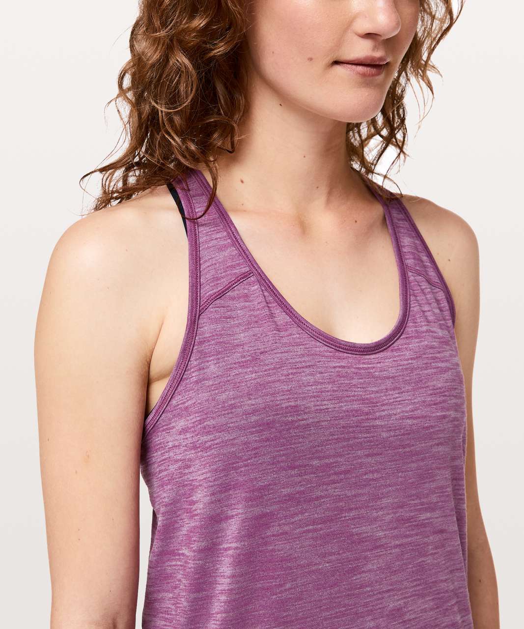 Lululemon Essential Tank - Heathered Vintage Plum