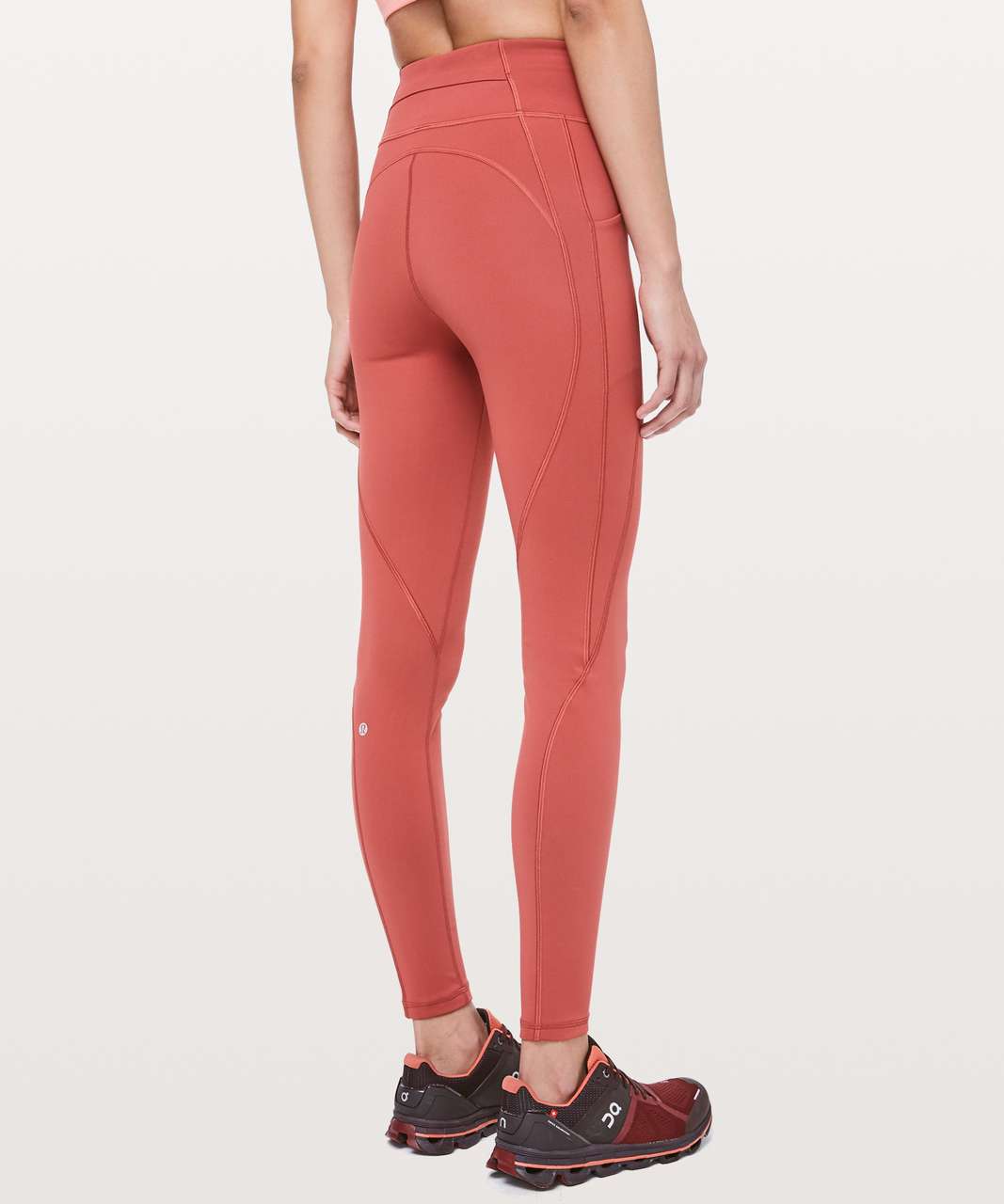 Lululemon Time To Sweat Tight 28" - Brick Rose