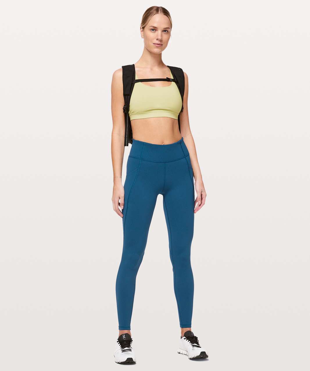 Lululemon Time To Sweat Crop *23 - Dark Olive - lulu fanatics