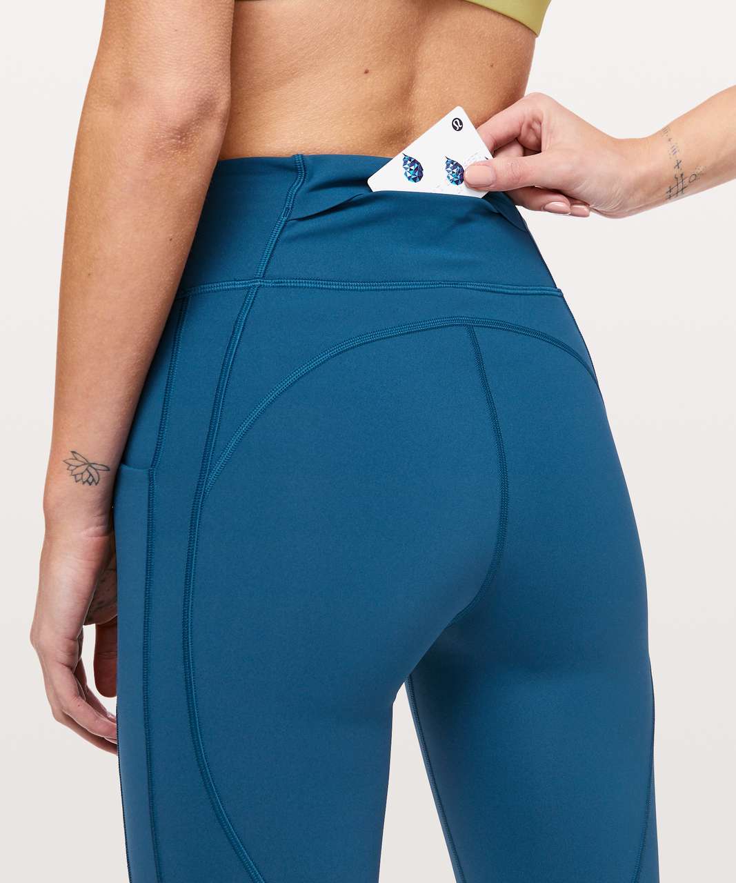 Lululemon Time To Sweat Tight 28" - Deep Marine