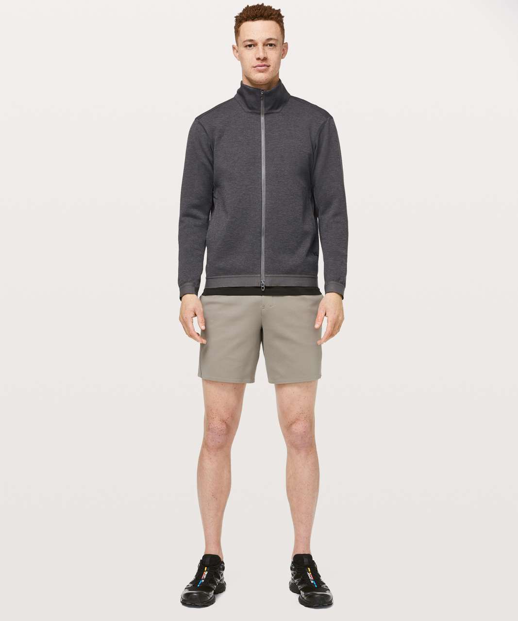 Lululemon Flecte Track Jacket *lululemon lab - Ironwood / Black