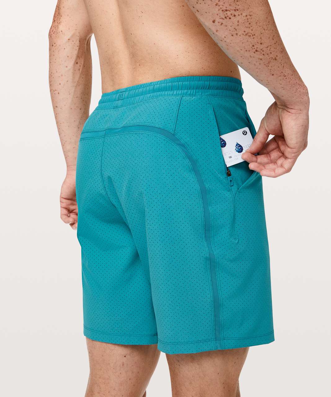 Lululemon Pace Breaker Short *Lined Perforated 9" - Amazonite