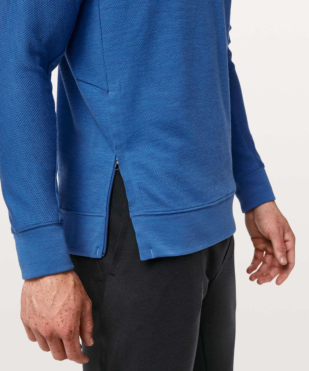 Lululemon Accedo Pullover Hoodie *Wool lululemon lab - Chromatic Blue