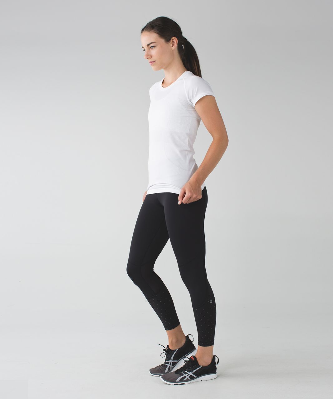 Lululemon Pedal To The Medal 7/8 Tight - Black / Night Fall Black Multi