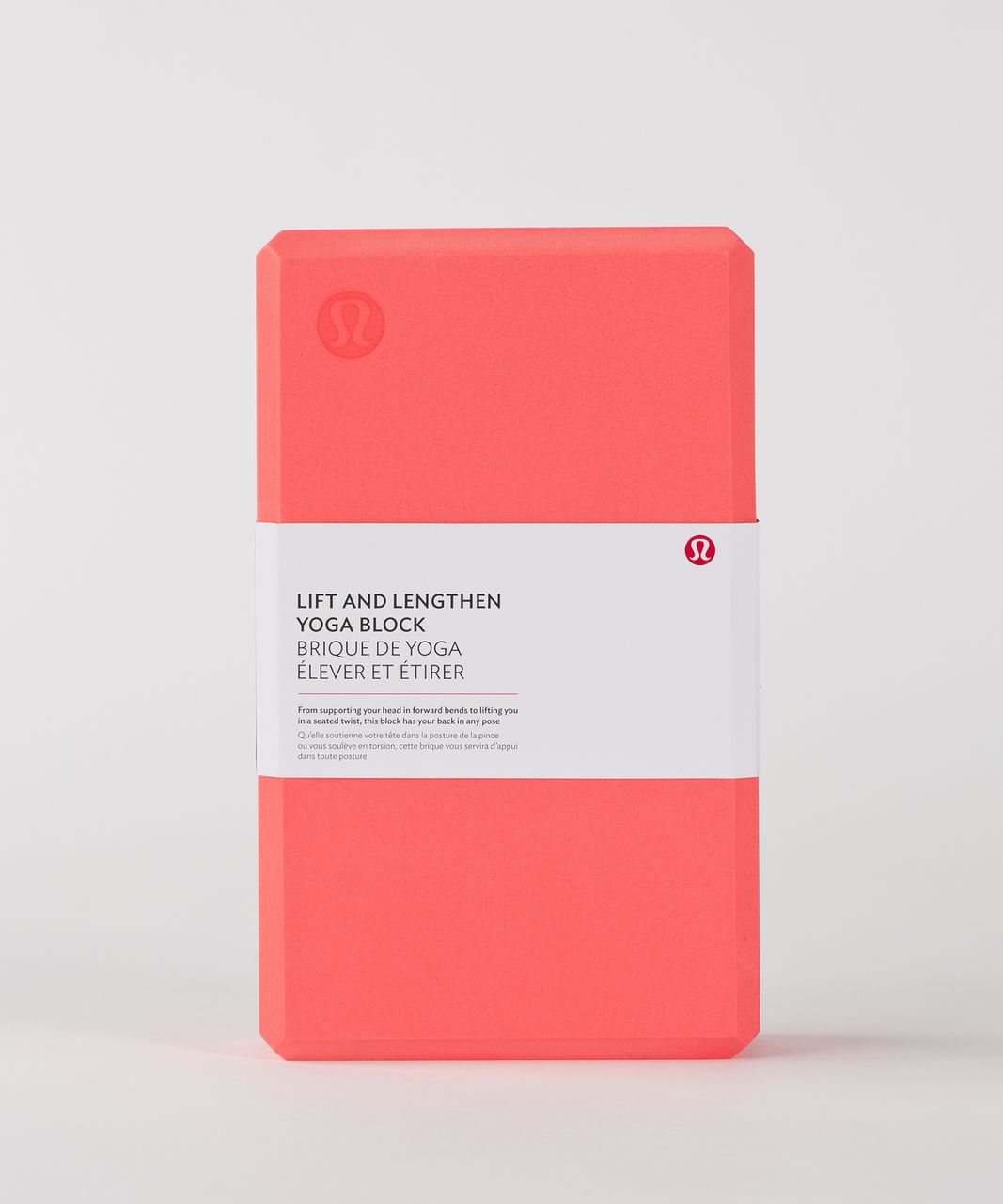 lululemon lift and lengthen yoga block