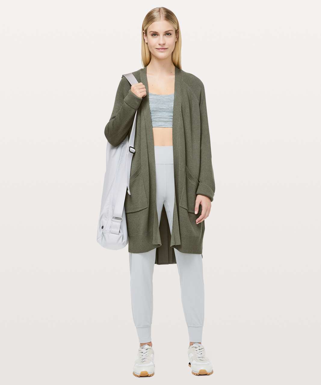 Lululemon Still At Ease Wrap - Grey Sage / Grey Sage