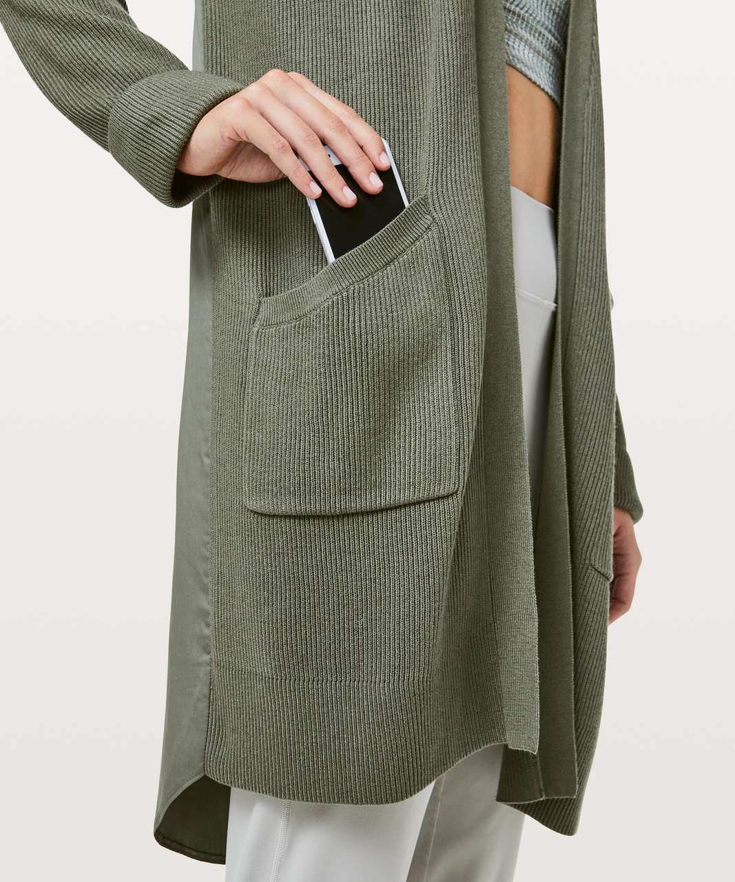 Lululemon Still At Ease Wrap - Grey Sage / Grey Sage