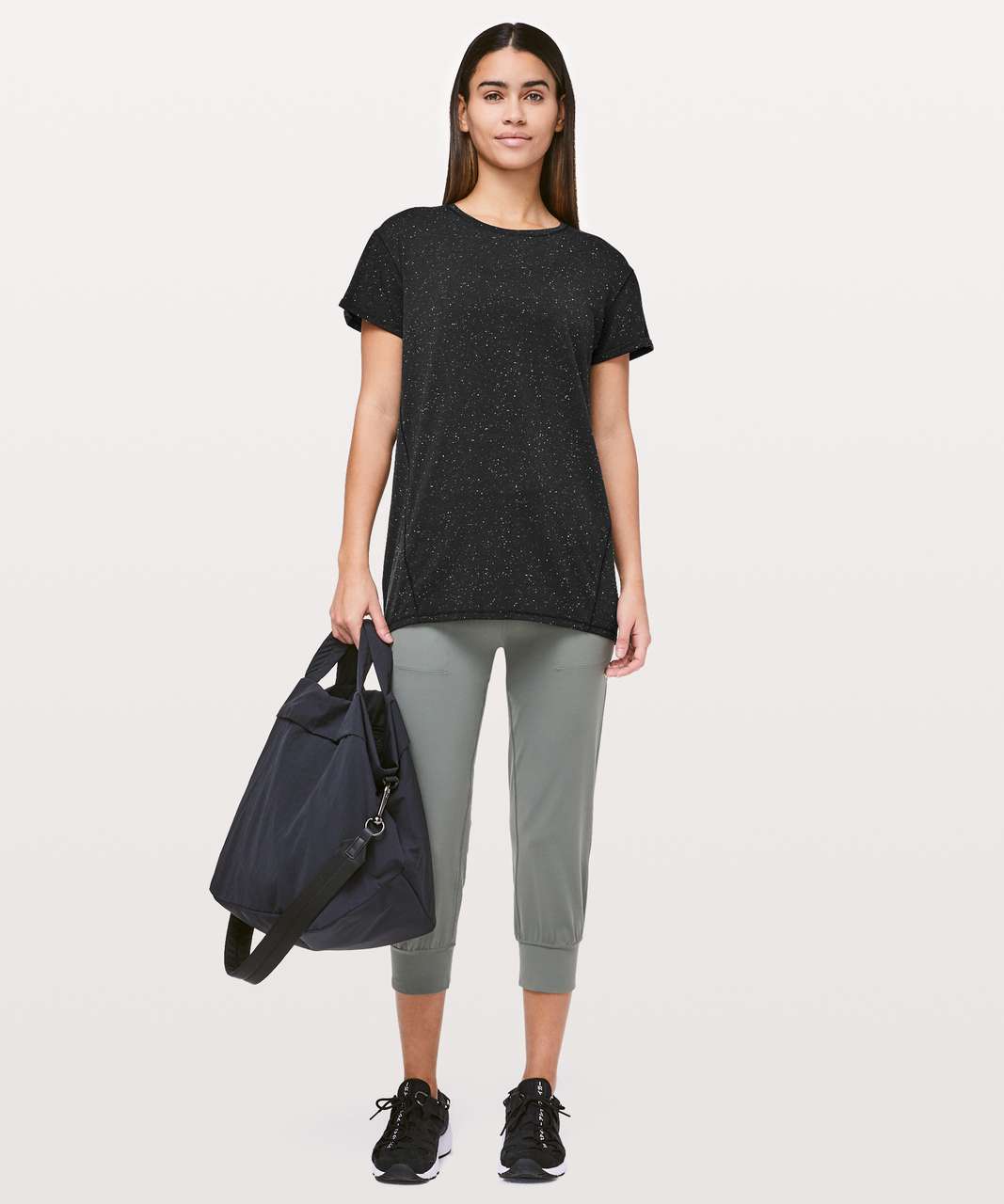 Lululemon Part Ways Tee - Black / White