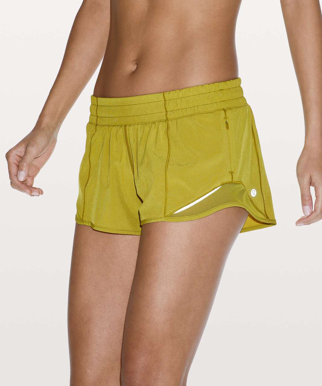 Lululemon Hotty Hot Short II *2.5" - Golden Lime