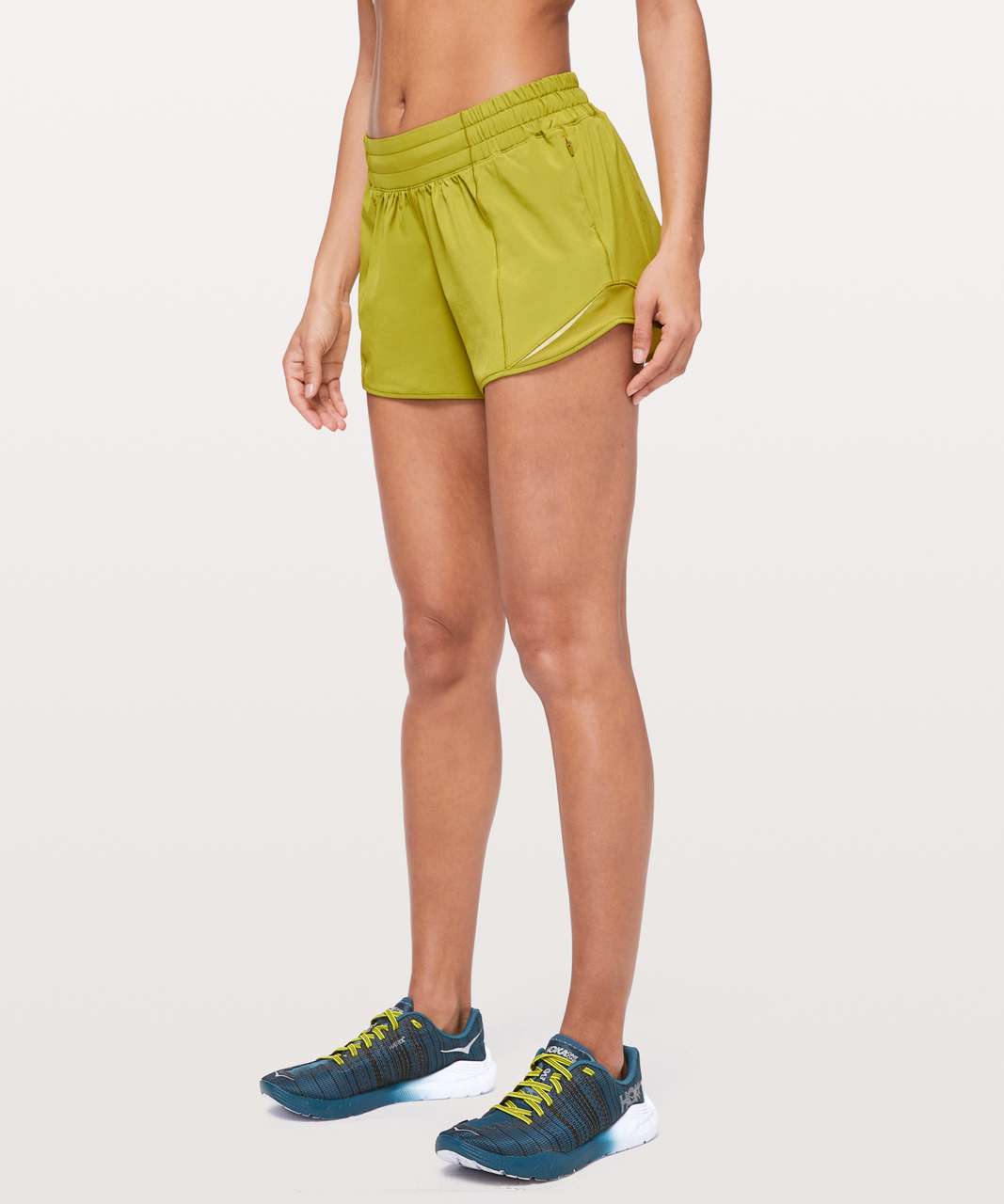 Lululemon Hotty Hot Short II *Long 4" - Golden Lime