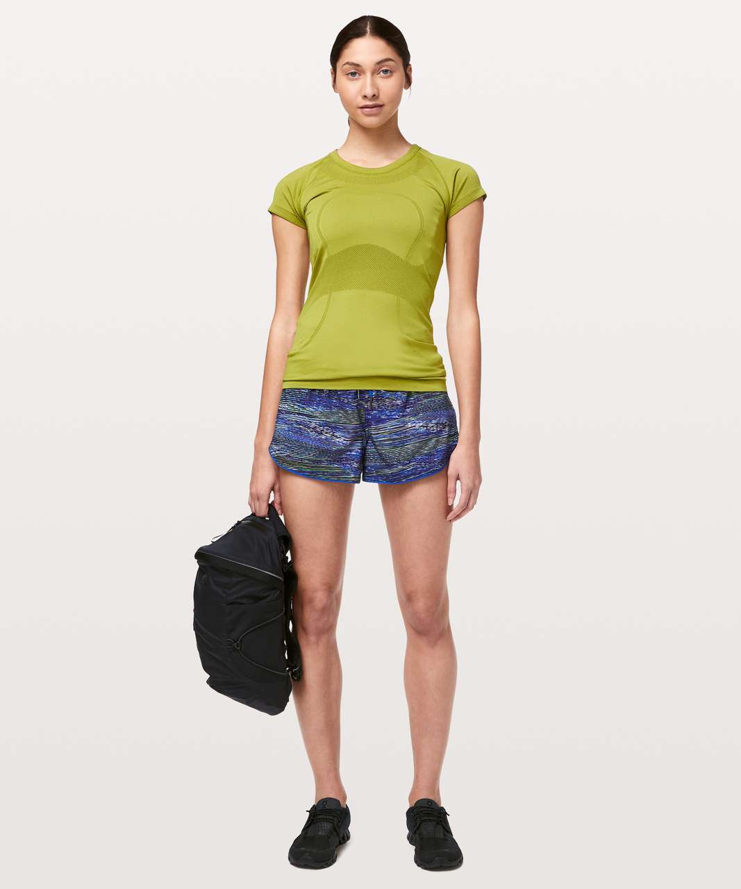 Lululemon Choose A Side Short *3 - Onyx Blue / Efflorescent Dark