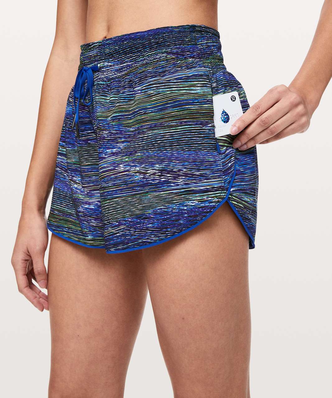 Lululemon Choose A Side Short *3 - Onyx Blue / Efflorescent Dark