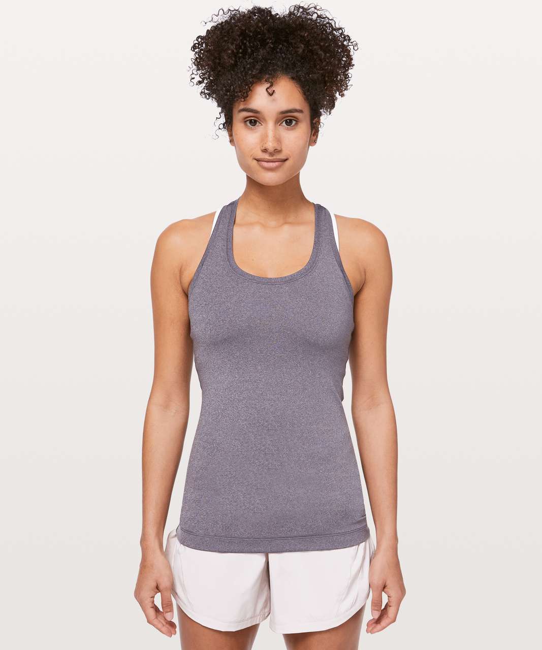 Lululemon Cool Racerback II - Heathered Graphite Purple