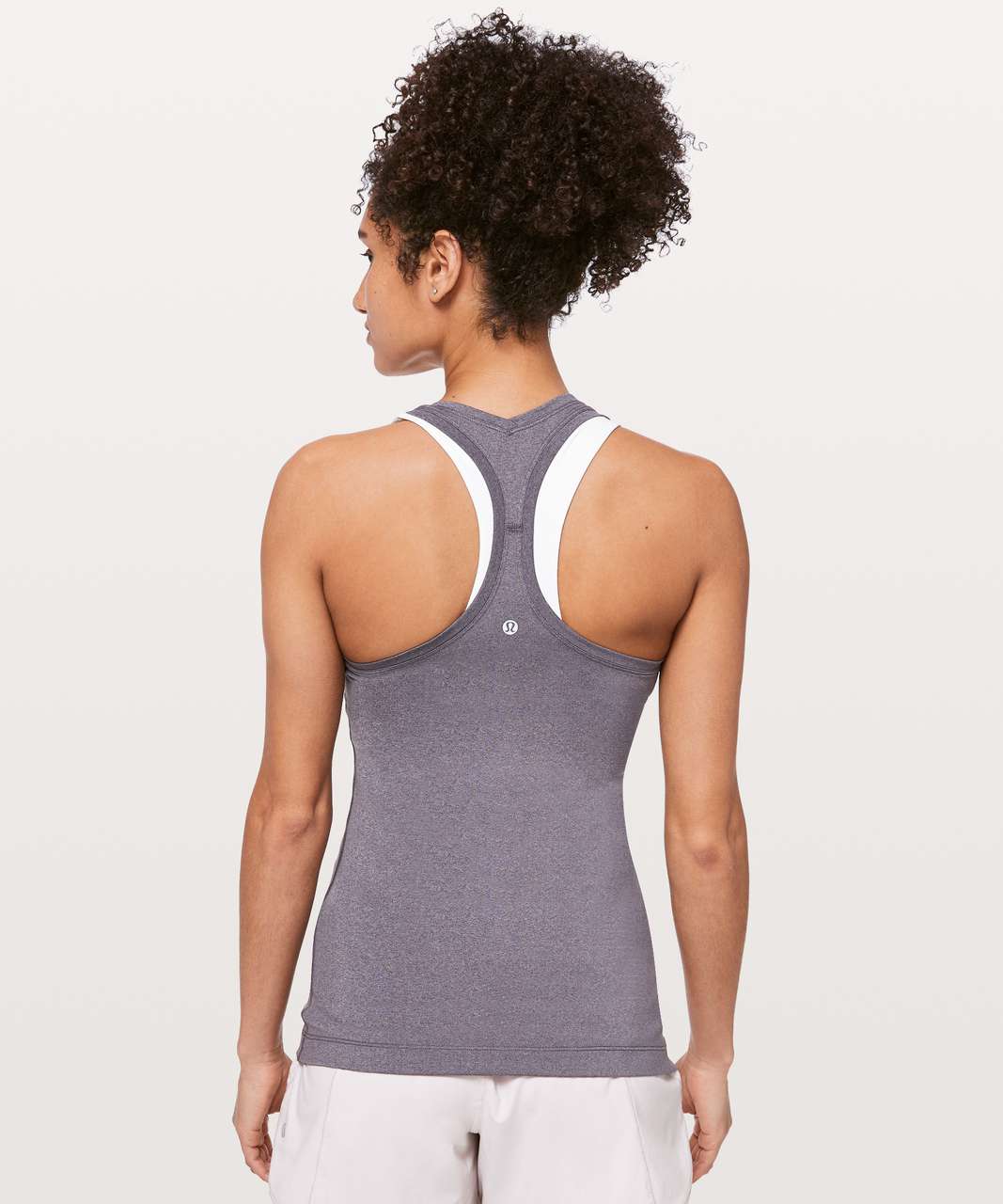 Lululemon Cool Racerback II - Heathered Graphite Purple