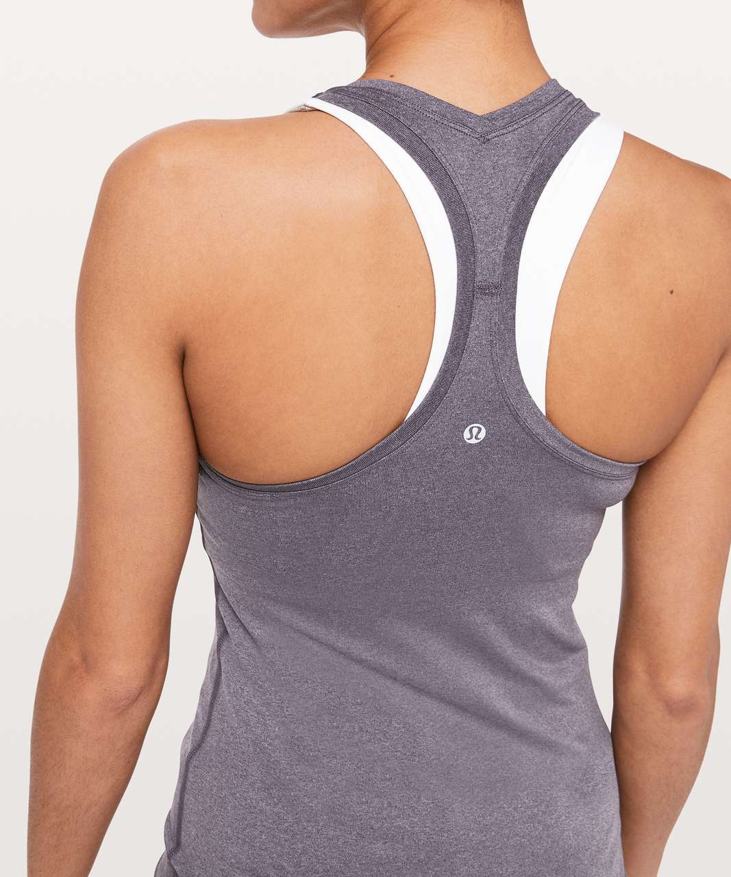 Lululemon Cool Racerback II - Heathered Graphite Purple