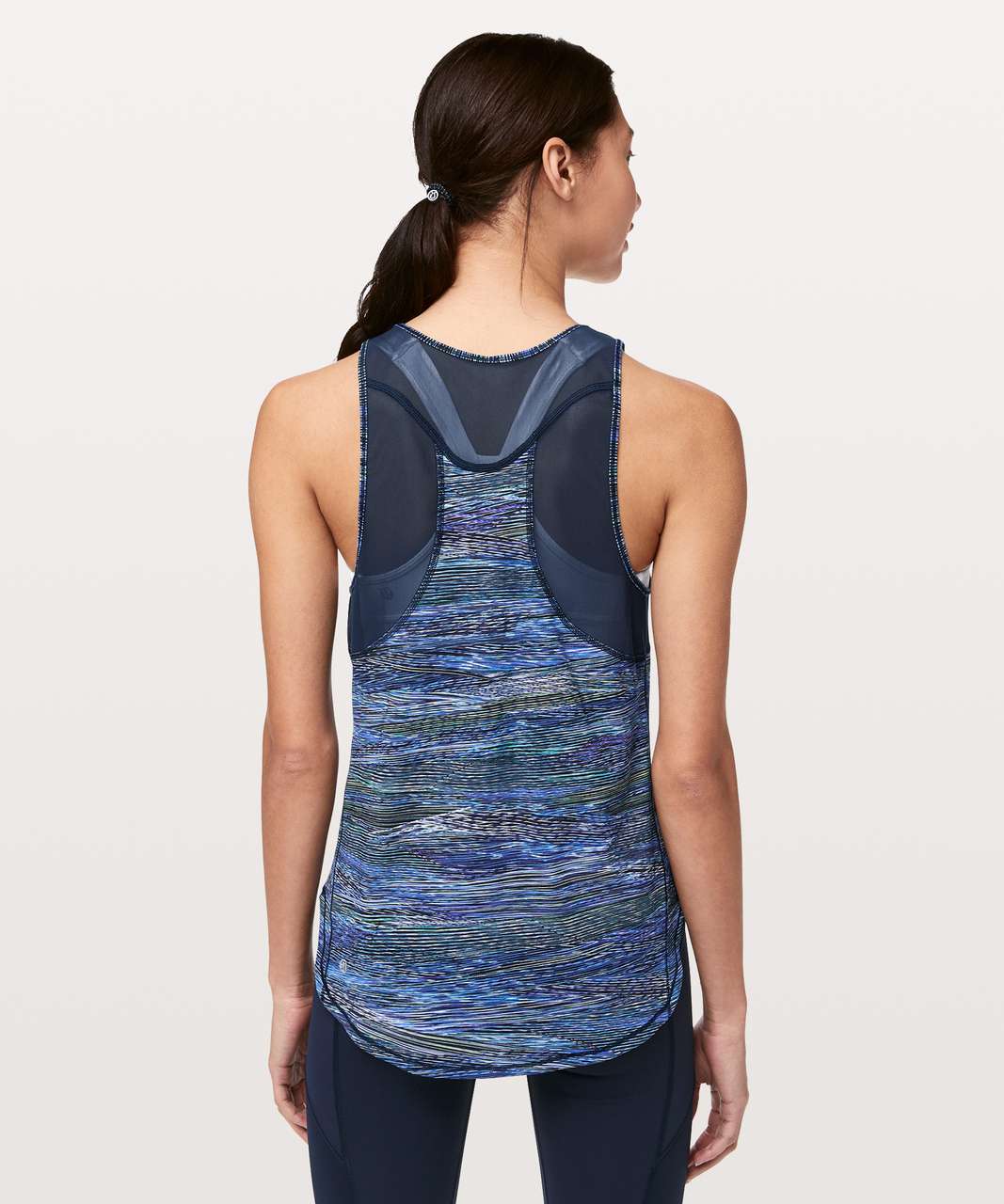 Lululemon Sculpt Tank II - Interconnect Blue Multi