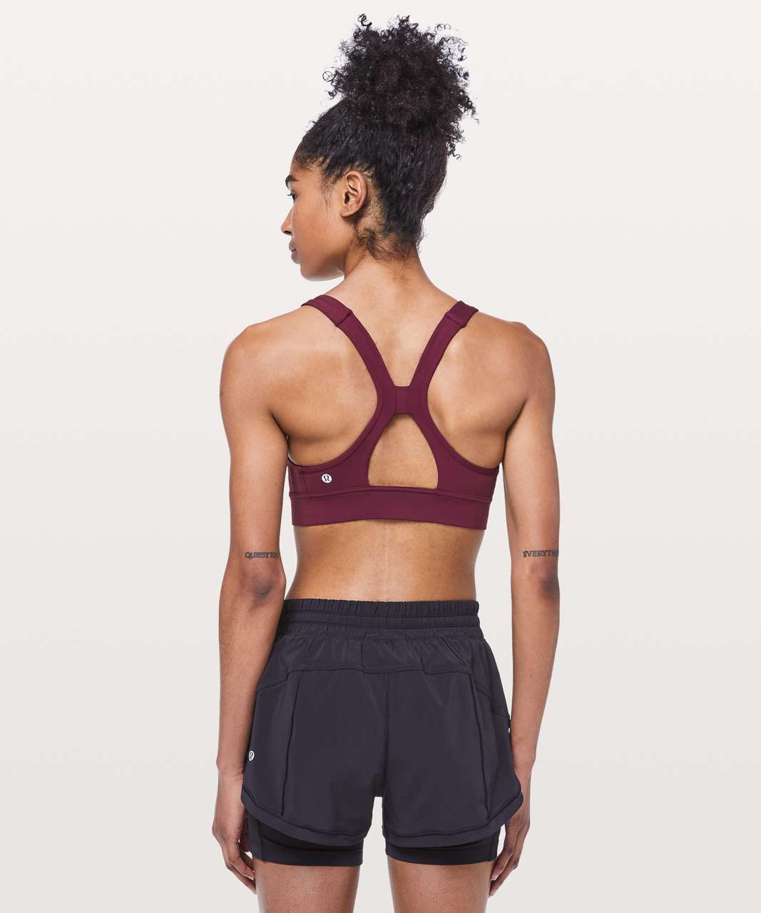 Lululemon Power Through Bra - Deep Ruby