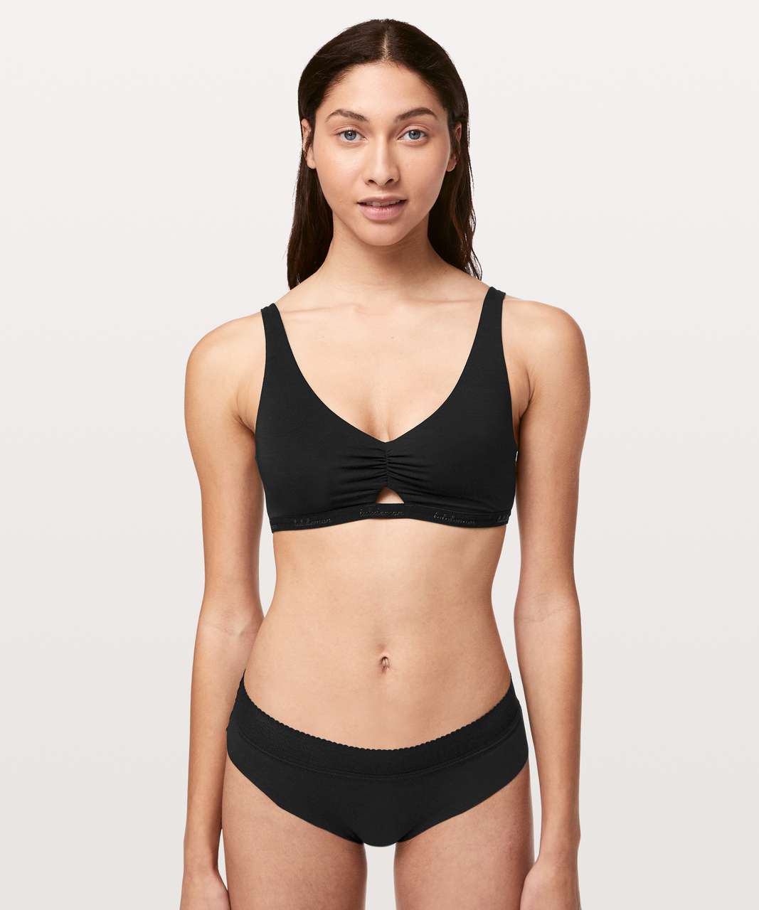 Lululemon Simply There Bralette - Black - lulu fanatics