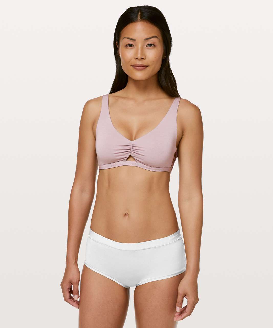 Lululemon Simply Gathered Bralette - Smoky Blush - lulu fanatics