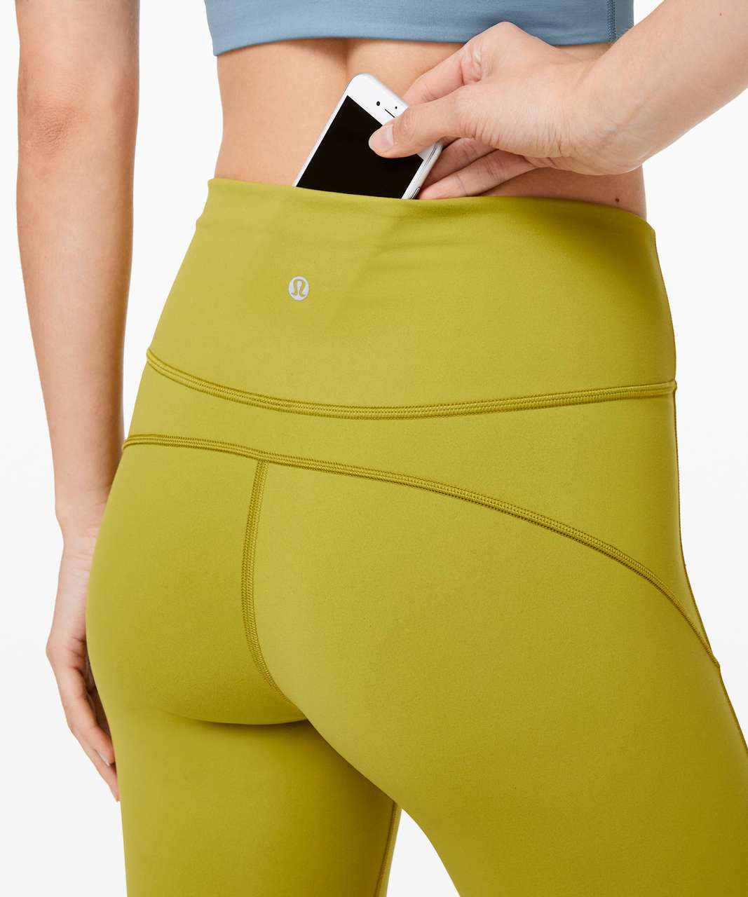 Lululemon In Movement Tight 25" *Everlux - Golden Lime