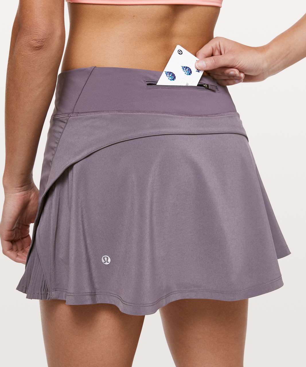 Lululemon Play Off The Pleats Mid-rise Tennis Skirt In Everglade Green