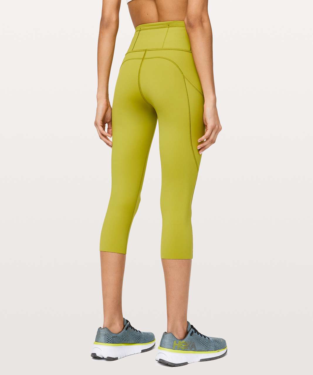 Lululemon Fast and Free Tight II 25 *Non-Reflective Nulux - Golden Lime -  lulu fanatics