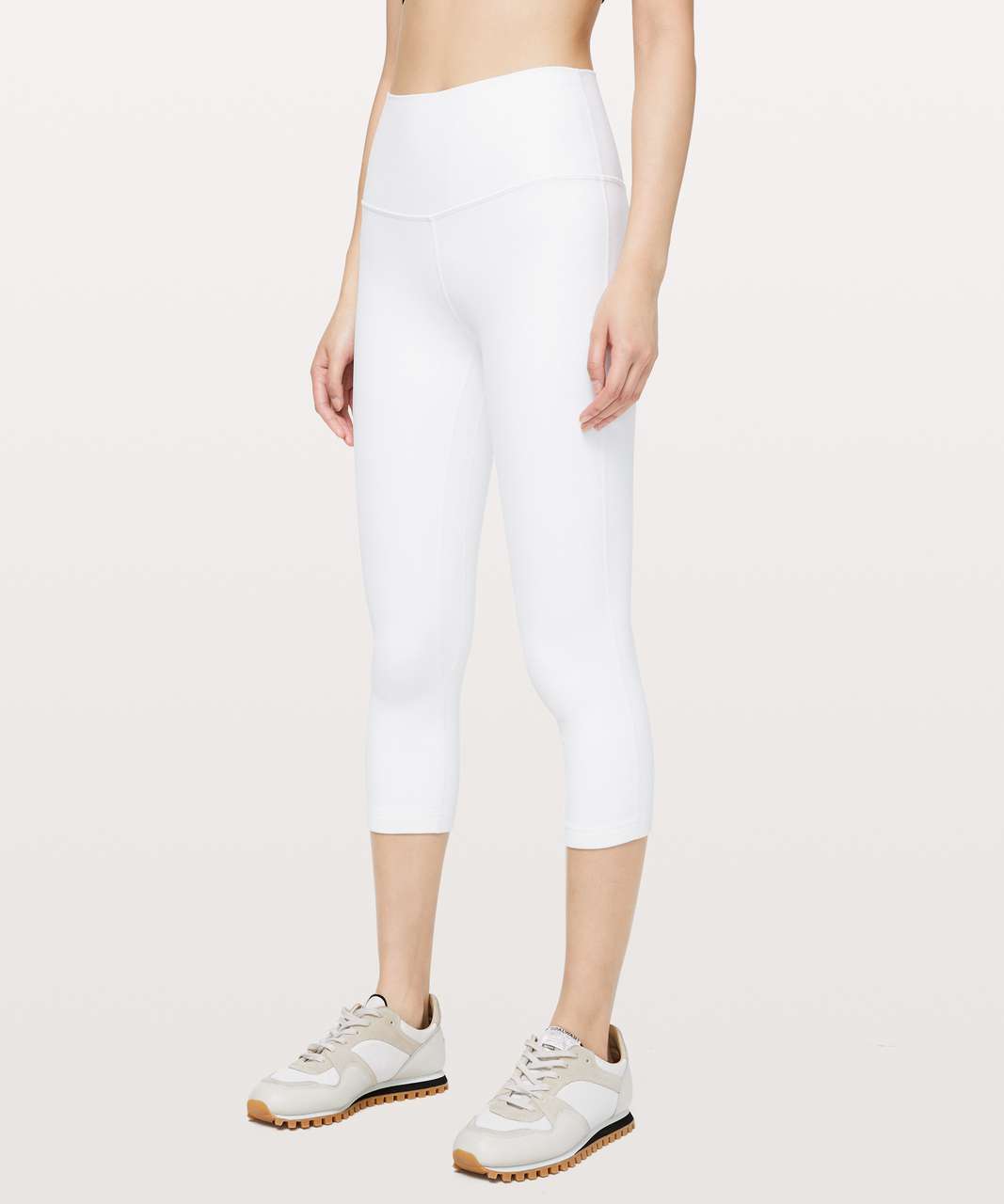 Lululemon Align Crop *21 - White - lulu fanatics