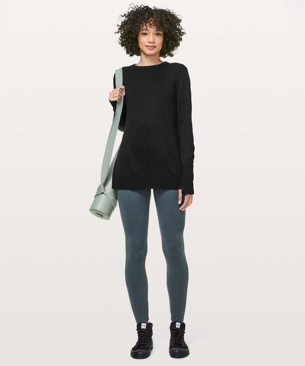 Lululemon Still At Ease Pullover - Black / Black