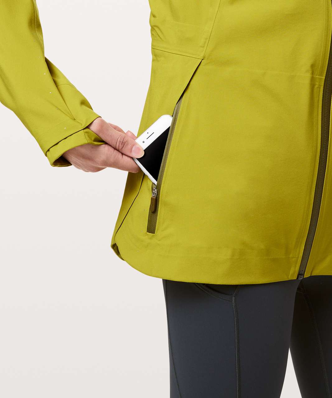 Lululemon The Rain Is Calling Jacket II - Golden Lime