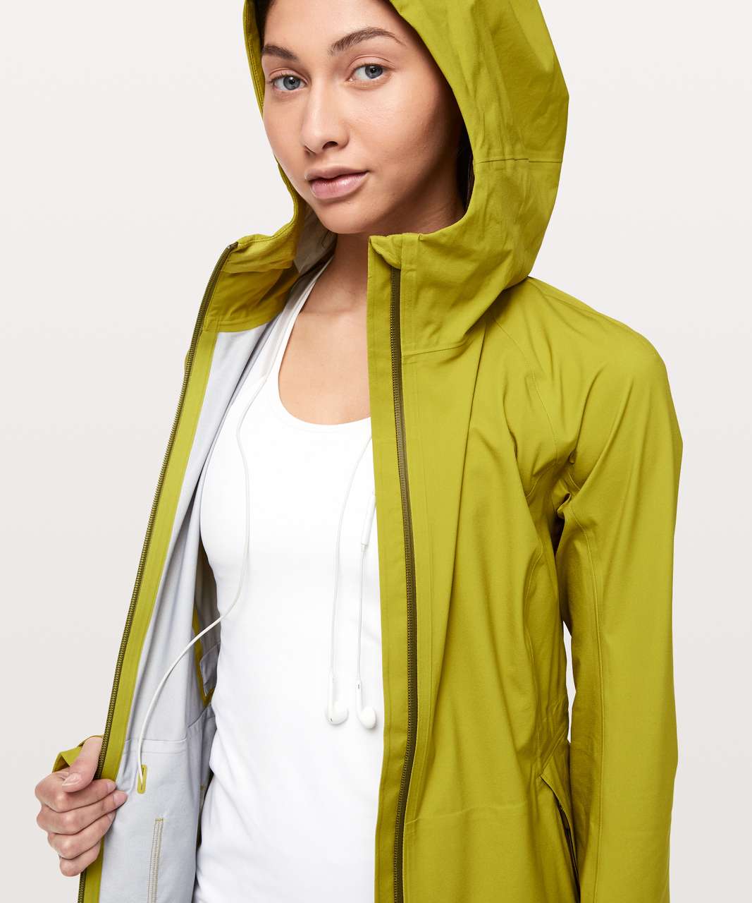 Lululemon The Rain Is Calling Jacket II - Golden Lime